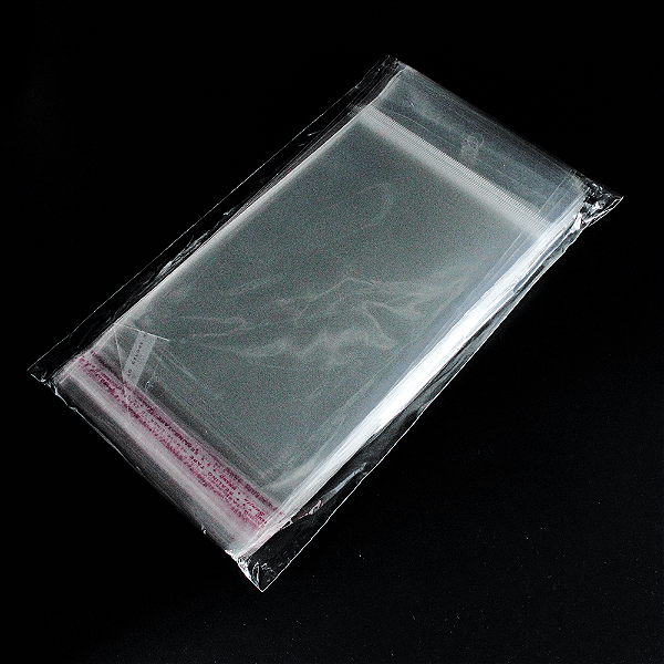 Saco Adesivado Tam 12x18 cm c/Solapa Pct.100 un 100un