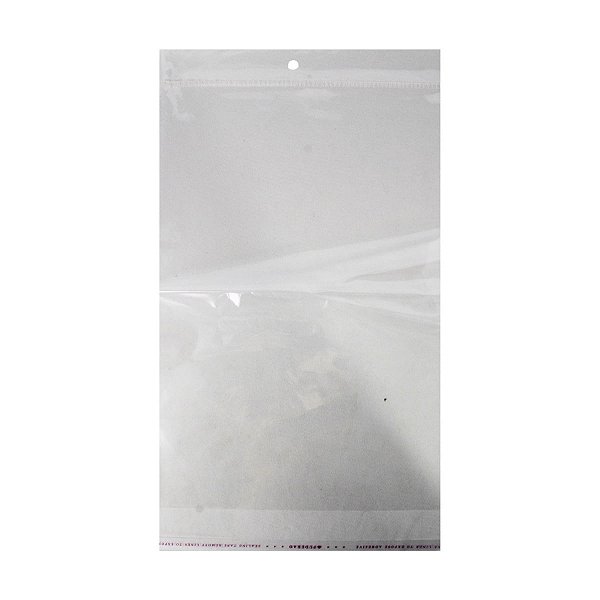Kit 100 Unidades saco Plástico Adesivado com solapa 25x35cm