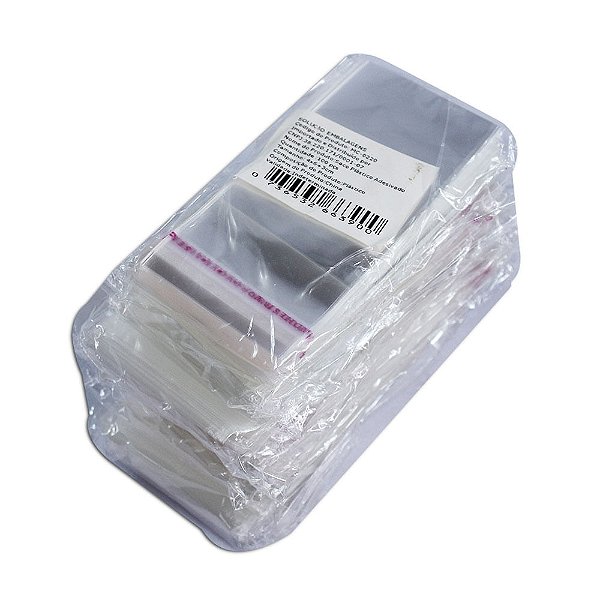 1000 Unidades saco Plástico Adesivado sem Solapa 4x6 cm