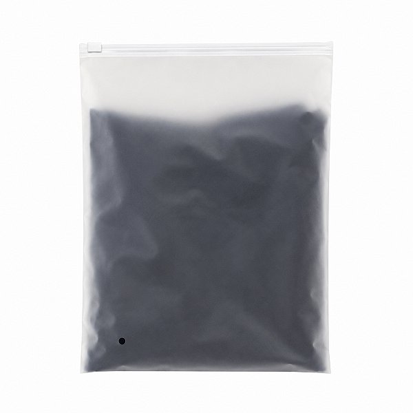 Kit 50 Saco Plástico Com Ziper Trilho Branco fosco 25x35cm