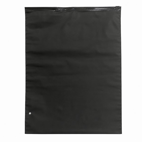 Saco Zíper Preto 30x40 Trilho Reforçado Kit 50 Unidades