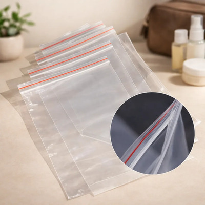 Saco Zip Lock 12x17 cm 100 unidades Transparente Zip Lock