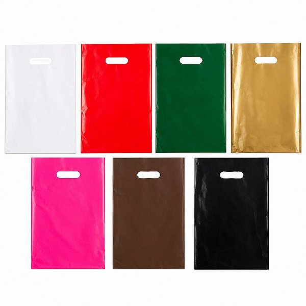 Sacola Boca de Palhaço 35x45 Alça Vazada Pacote 1kg