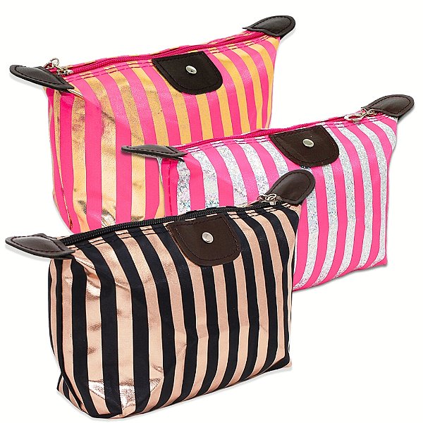 Necessaire Feminina para acessórios e objetos Listras
