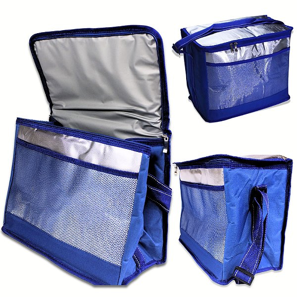 Bolsa Térmica Insulada 15L 34x28 cm Impermeável com Alça Regulável