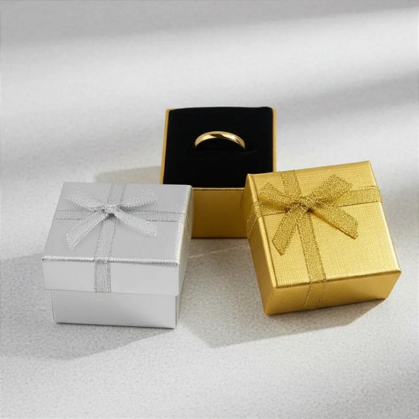 Kit 24 Caixinha De Presente para Anel Tamanho 5x5 mix