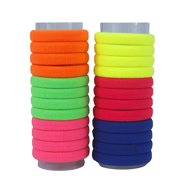 Kit Xuxinha para cabelo Colorida Neon 24 unidades