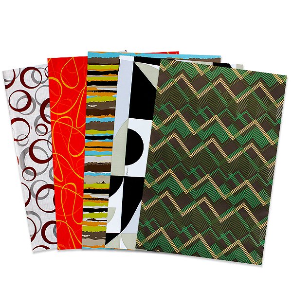 50 Sacos de Presente Laminado Tema Casual 30x44cm