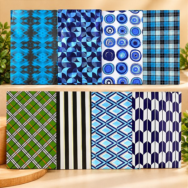 50 Sacos de presentes Laminado 25x37 cm masculino Packpel