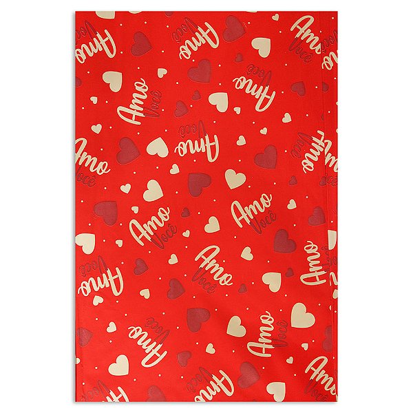 Saco para Presentes Laminado Linha Romântico 45x59 cm 25 unidades