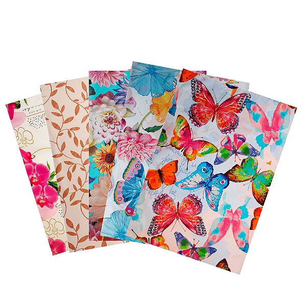 Saco de presentes Laminados Cromus 20x29 cm 50 un Tema Feminino