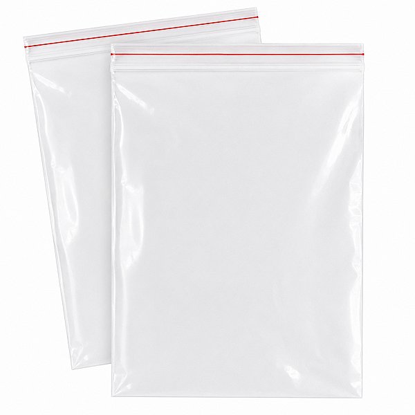 Saco Zip Lock 25x35 cm 100 unidades Transparente