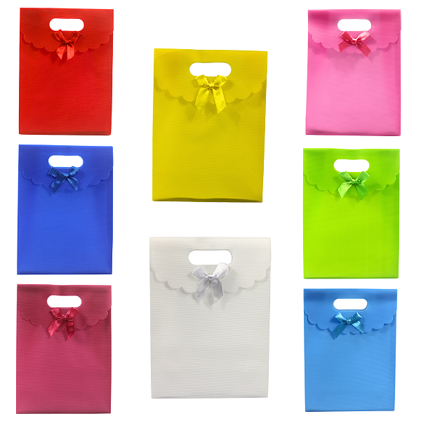 Kit 24 Sacolas com Velcro 21x15x7cm Estilo e Praticidade