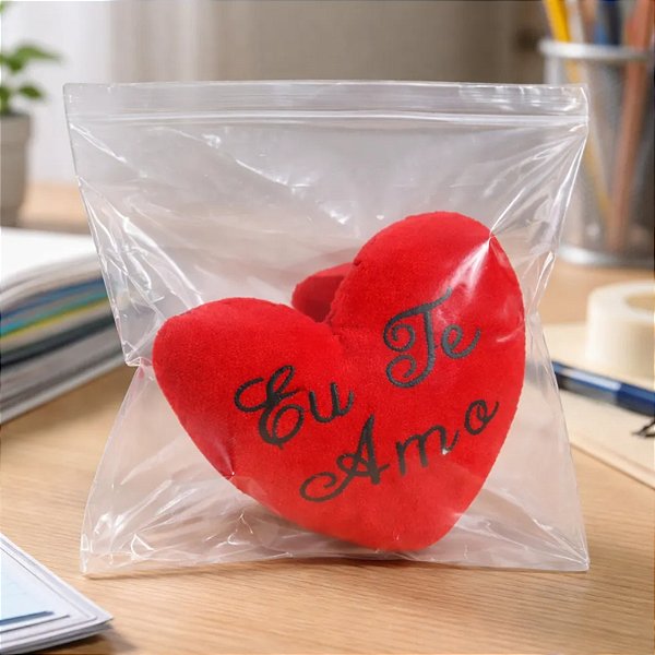 Kit 100 Saco Zip Lock tamanho 20x20 cm transparente