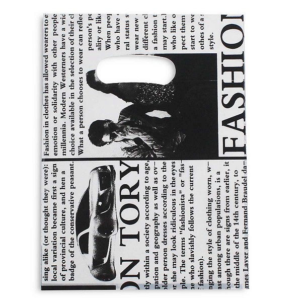 100 Pçs Sacola Plástica Boca de Palhaço Tamanho 15x20