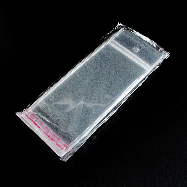 Saco Plástico Adesivado c/ Solapa 8x15 cm - Pct. com 1000 un