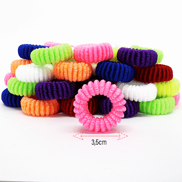 Xuxinha de Cabelo Pacote com 24 unidades Colorido k-4