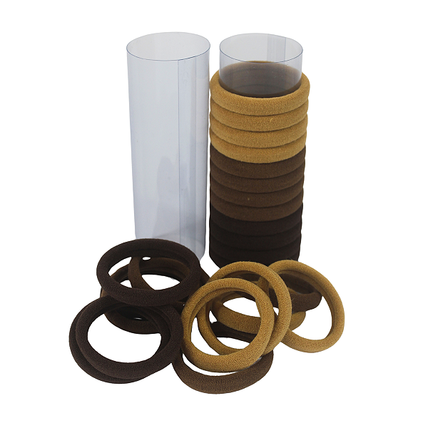 Kit Xuxinha para cabelo morrom mix 24 unidades