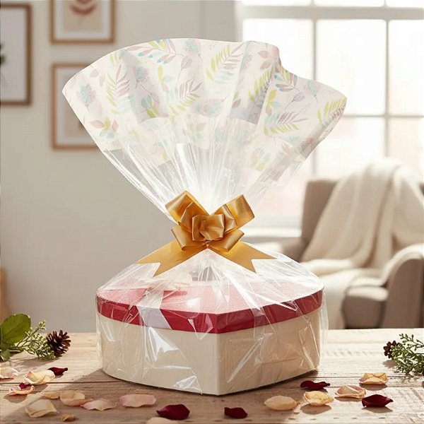 Kit com 25 Sacos Para Cesta Leve Frescor Tamanho 72x90cm