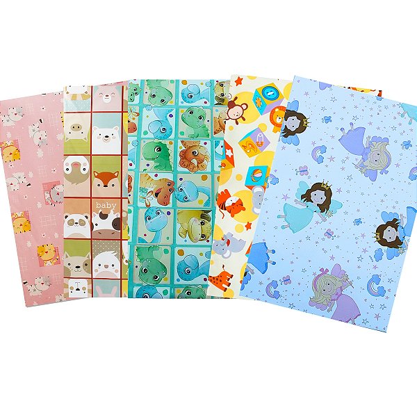 25 Saco de Presente Tamanho 60x90 Temas Bebe