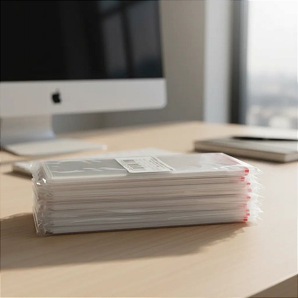Saco plastico adesivado Tam. 5x8 cm. Pct com 1.000 unidades