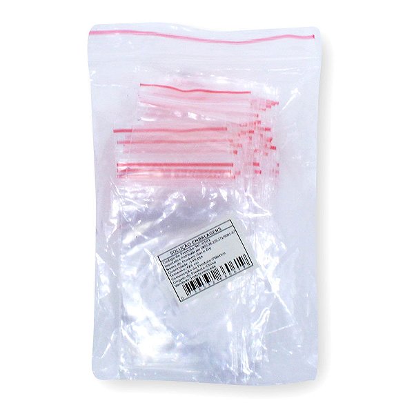 Saco Zip Lock 4x6 cm 100 unidades Transparente