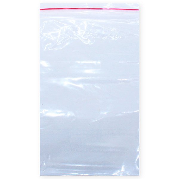 Saco Zip Lock 6x8,5 cm, 100 unidades Transparente Zip Lock
