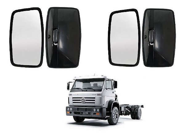 Espelho Retrovisor Plano Grande 37X20 Ls-2638