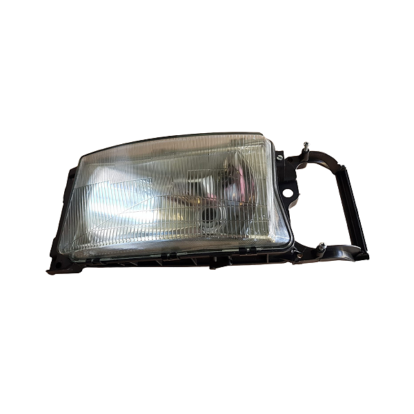 Farol Lado Esquerdo Caminhão Scania Série 4 Lente De Vidro