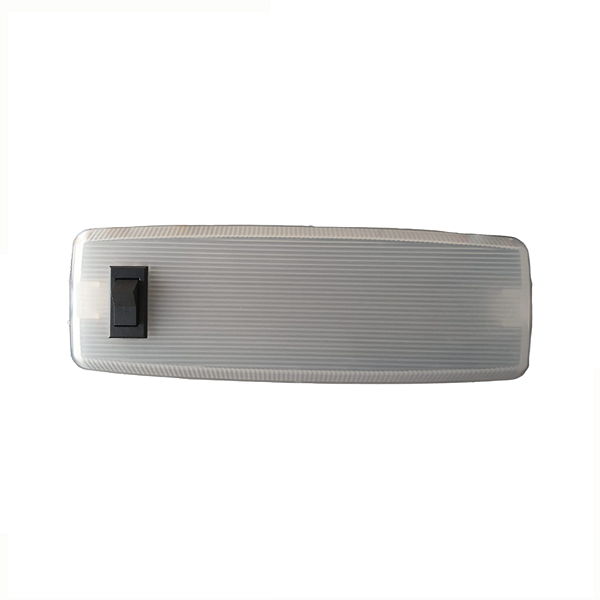 Lente Lanterna Teto Interna Caminhão Mb Interruptor Cristal
