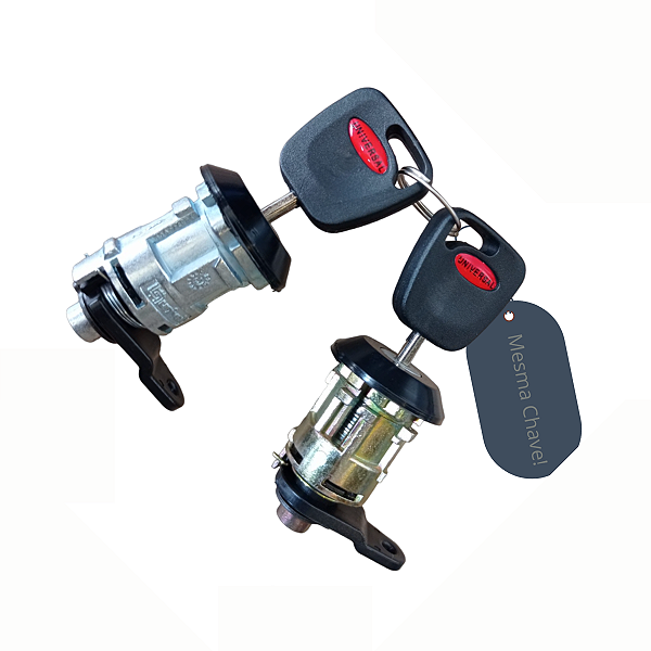 KIT PAR CILINDRO MESMA CHAVE PORTA FORD CARGO NOVO APÓS 2011