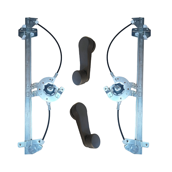 Kit Par Maquina Vidro Manivela Pta. Mb Atego/axor Pino Longo