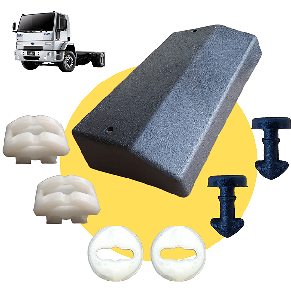 Kit Tampa Painel Caixa Fusivel+presilhas+arruelas Ford Cargo