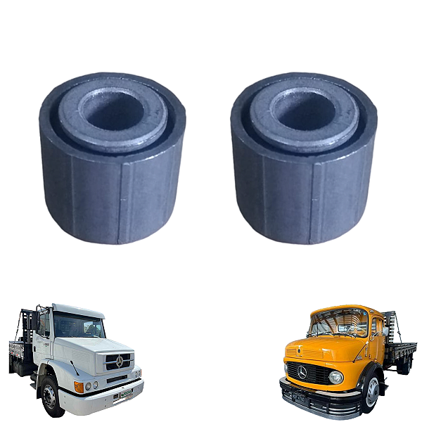 Kit 2 Bucha Estriada Suporte Alternador MB 1113 24X10MM