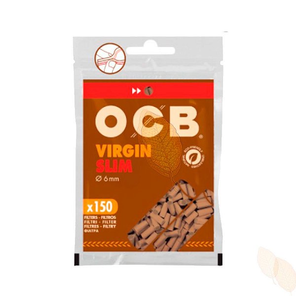 Filtro OCB Virgin Slim - 6mm Biodegradável