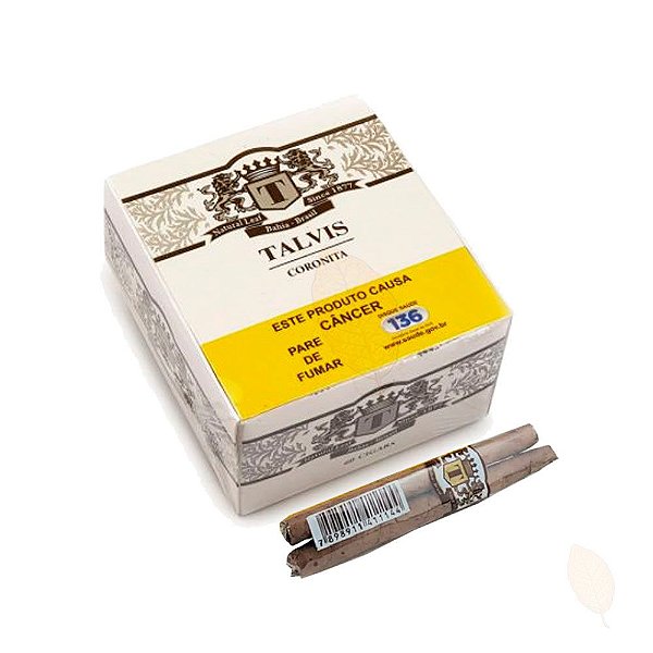 Caixa Cigarrilha Talvis Coronita Brown - 60Unid