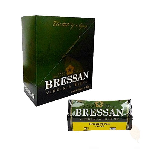 Caixa Tabaco Bressan Virginia Blend - 5 Bags