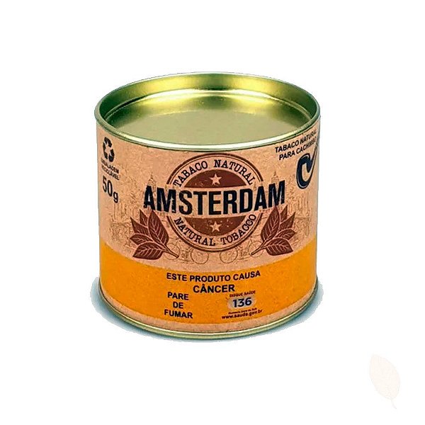 Tabaco Amsterdam para Cachimbo - Lata 50g