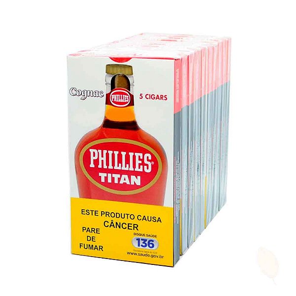 Charuto Phillies Titan Cognac - 25 Unid.