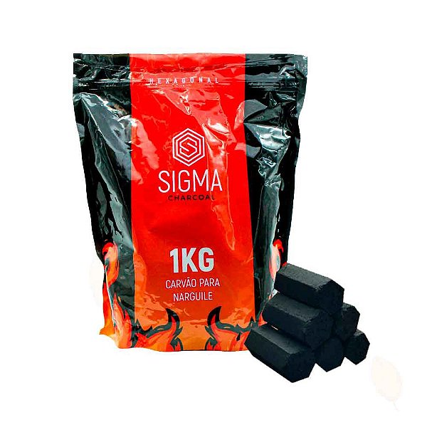 Carvão Sigma Charcoal - Pct 1Kg
