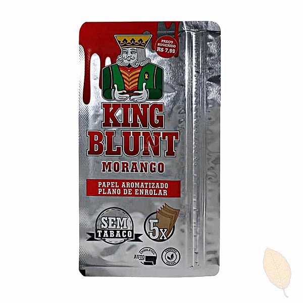 Seda Blunt King Paper sabor Morango