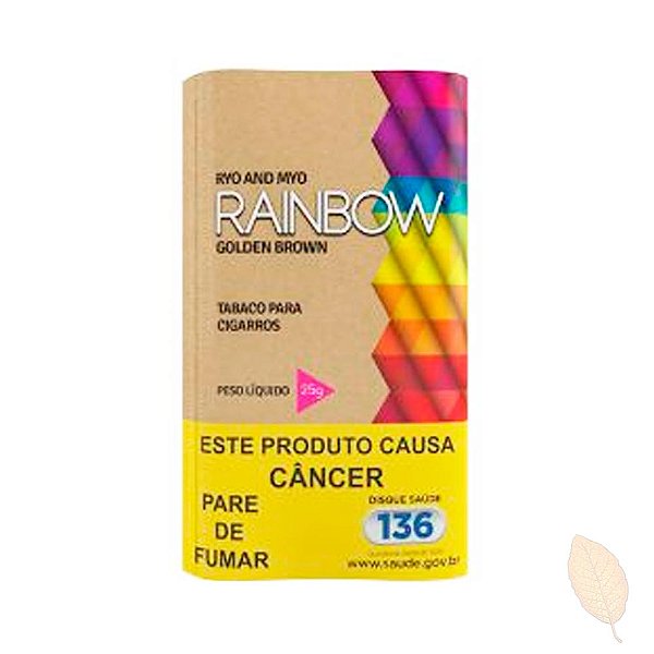 Tabaco Rainbow Golden Brown Orgânico Hitobacco 25g