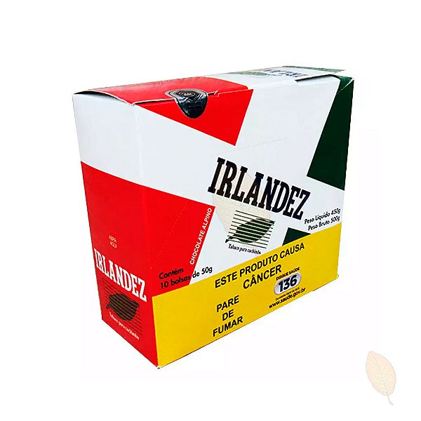 Caixa Tabaco Irlandez Chocolate Alpino para Cachimbo