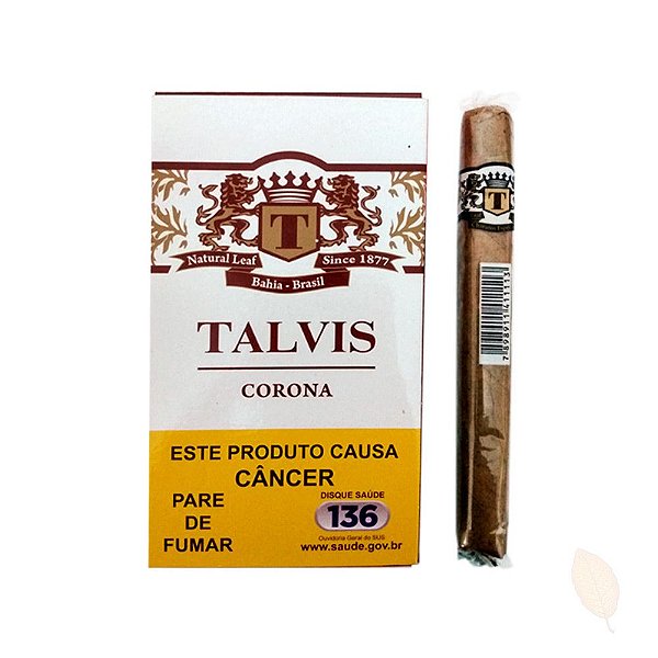 Charuto Talvis Corona Brown Chocolate- Caixa 5 unid.