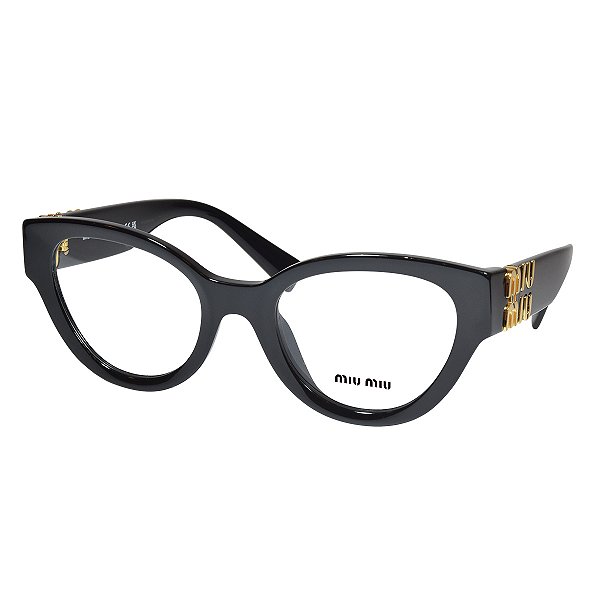 Óculos de Grau Miu Miu Mu01Vv 1Ab-1O1 52X21 135