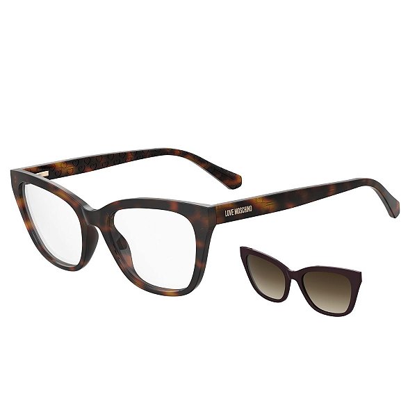 Óculos de Grau Love Moschino Mol071/Cs Mfx 99 53X18 140 Clip-On