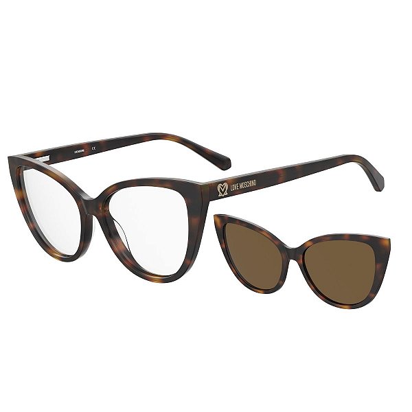 Óculos de Grau Love Moschino Mol066/Cs 05L 99 54X15 140 Clip-On