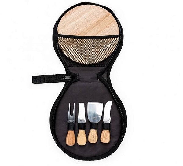 Kit Tábua de Queijo 5 peças com Estojo