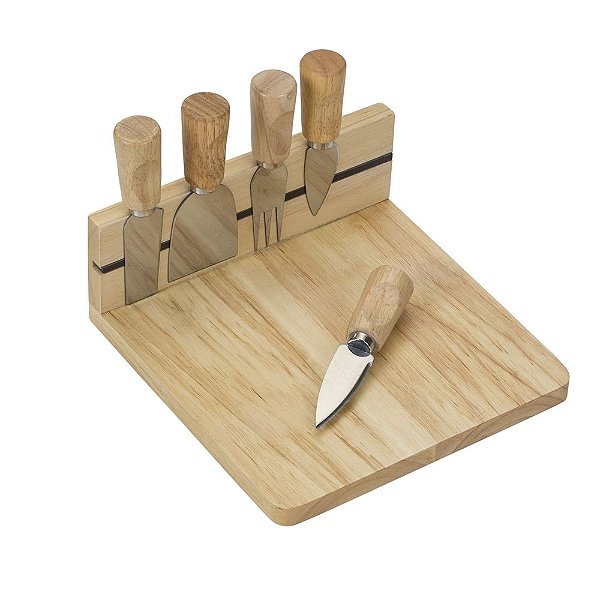 Kit Queijo tabua com imã das espátulas 6 Peças