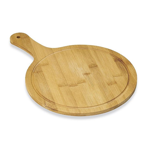 Tabua de Bambu Redonda Grande